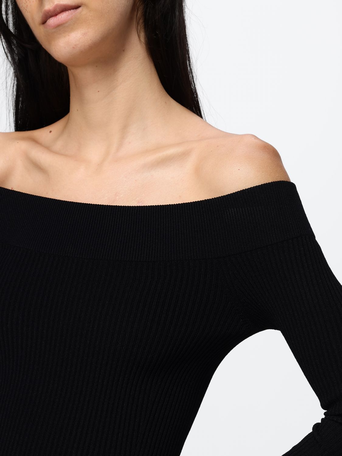ALAÏA TOP: Top damen AlaÏa, Schwarz - Img 5