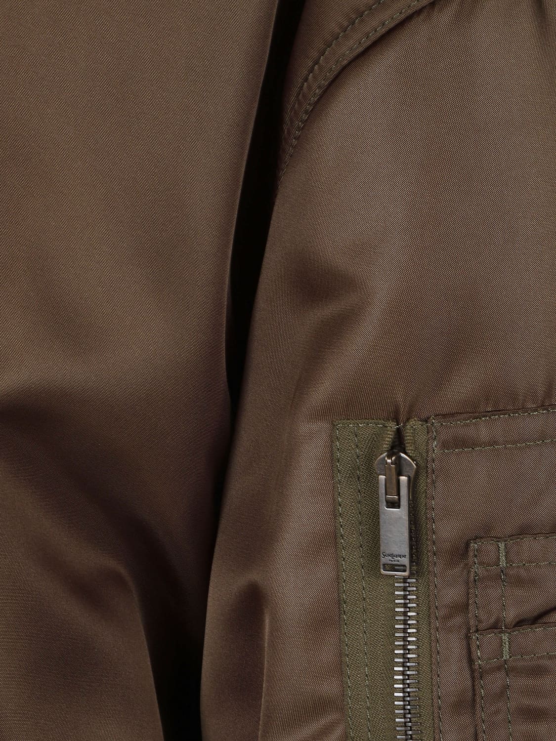 SAINT LAURENT JACKET: Jacket woman Saint Laurent, Kaki - Img 3