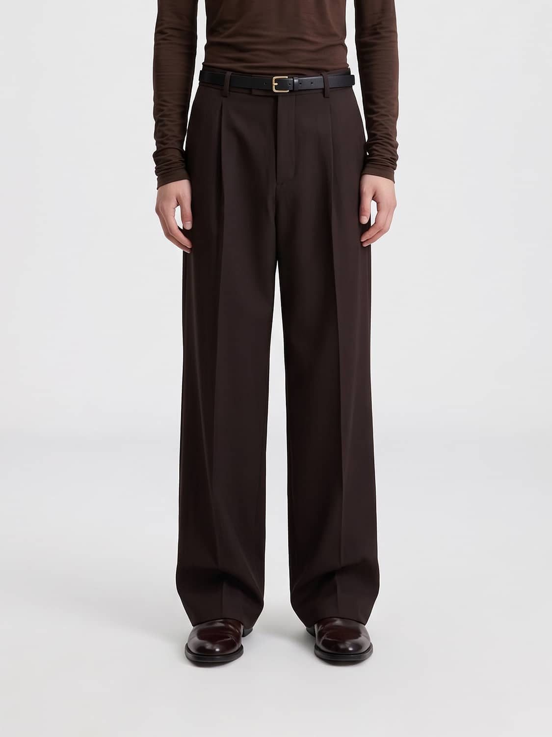 SAINT LAURENT HOSE: Hose herren Saint Laurent, Braun - Img 1