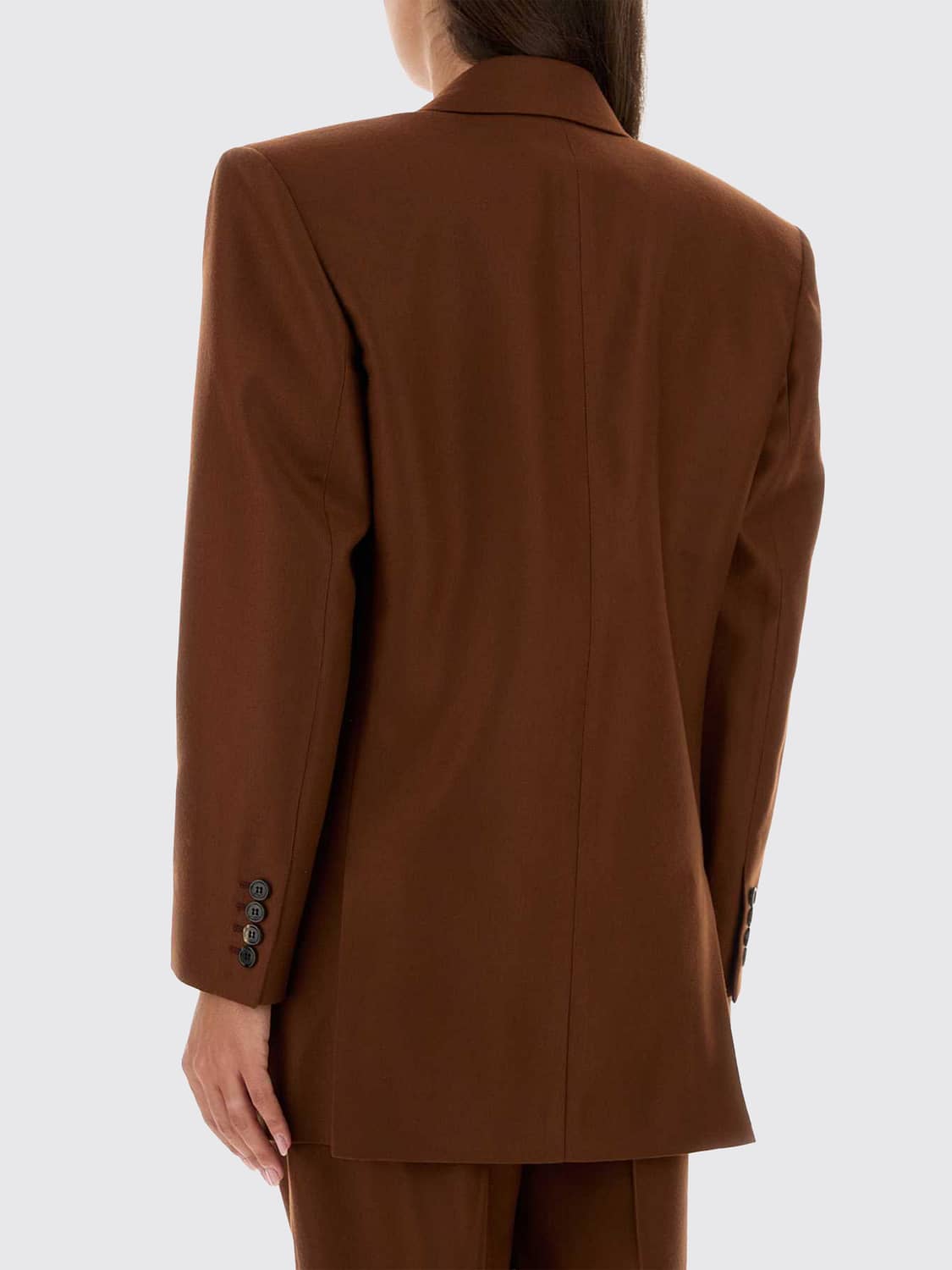 SAINT LAURENT ジャケット: ジャケット レディース Saint Laurent, ブラウン - Img 2