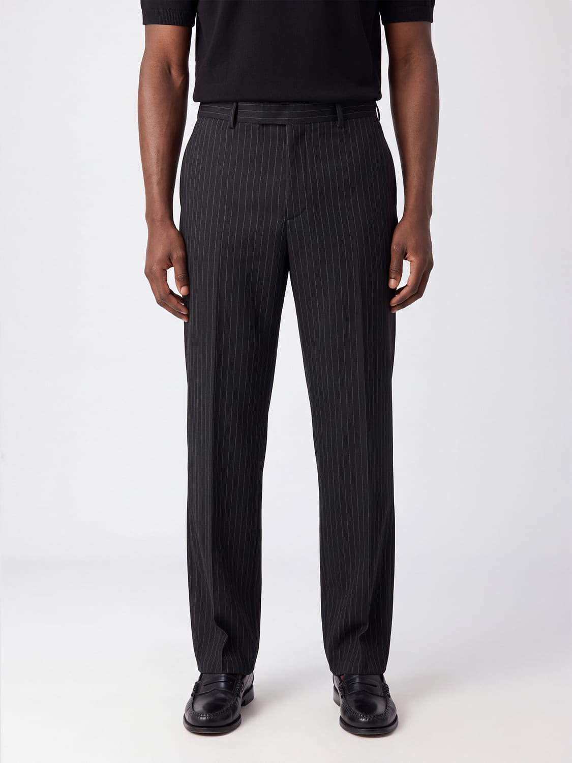 SAINT LAURENT PANTS: Pants men Saint Laurent, Black - Img 1