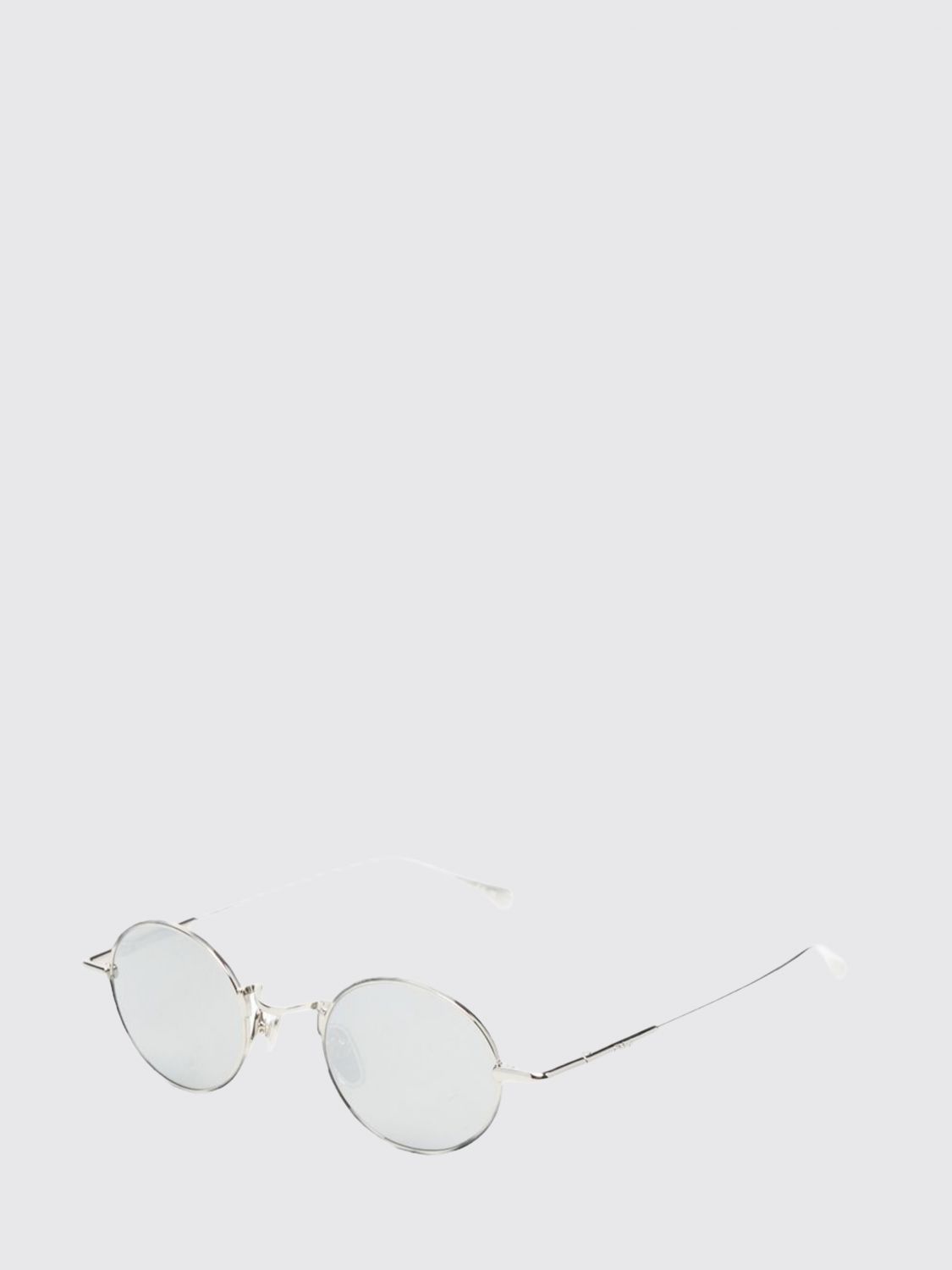 CHLOÉ SUNGLASSES: Chloé Sunglasses with Round Silver Metal Frame and Amber-Coloured Lenses, Silver - Img 1