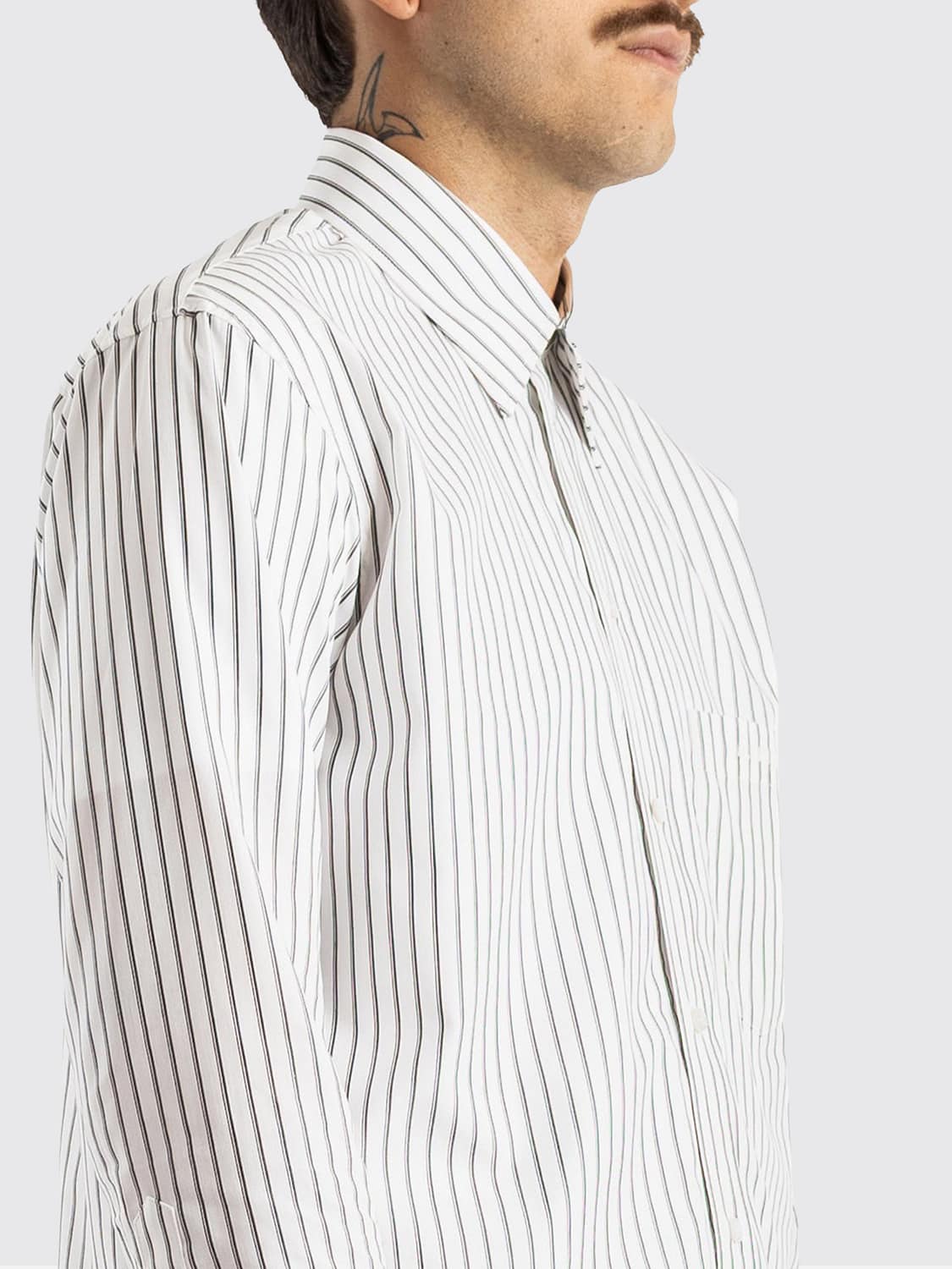 BALENCIAGA CAMICIA: Camicia uomo Balenciaga, Bianco - Img 3