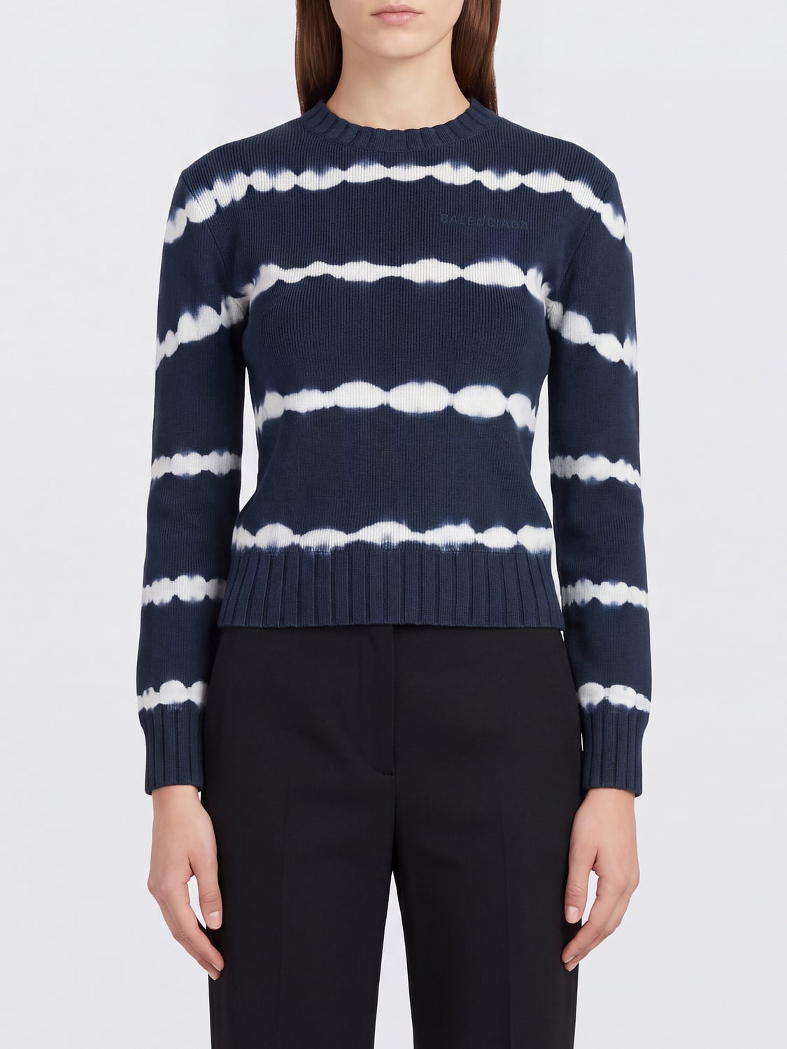 BALENCIAGA T-SHIRTS: T-shirts donna Balenciaga, Blue Navy - Img 1