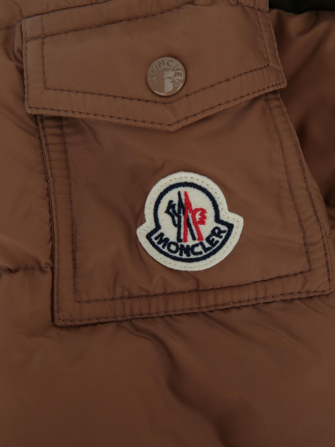 MONCLER JACKET: Jacket kids Moncler, Camel - Img 3