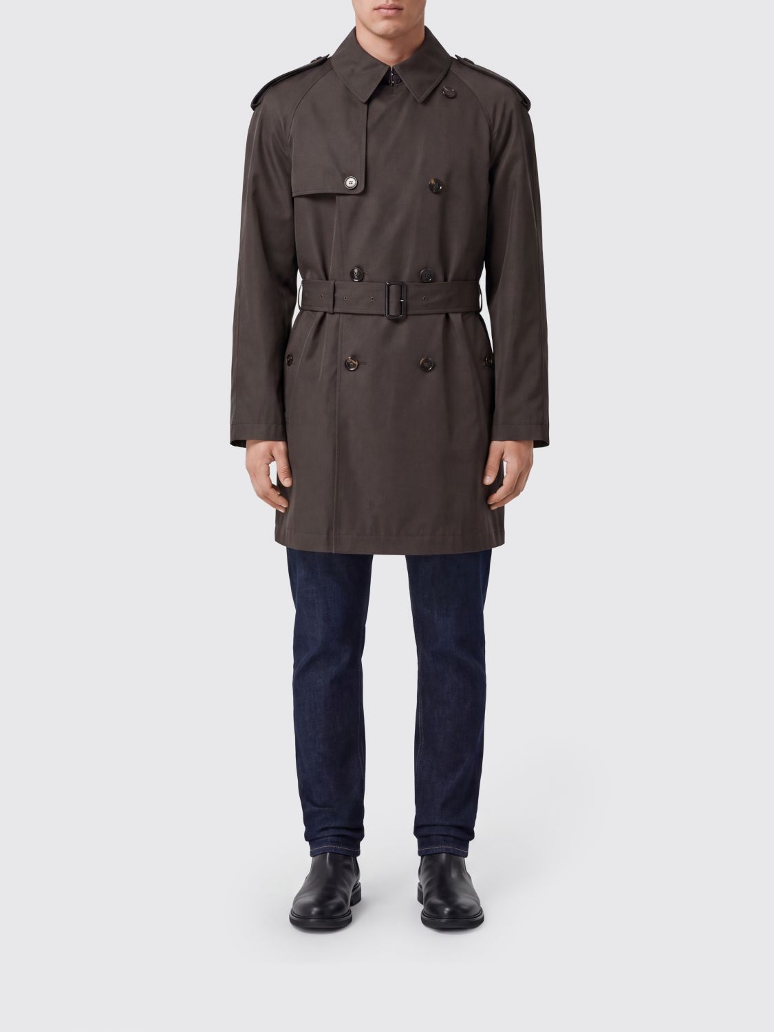 BURBERRY JACKET: Jacket men Burberry, Brown - Img 1