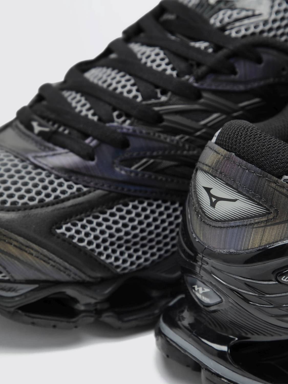 MIZUNO SNEAKERS: Wave Prophecy LS Two-Tone Mesh Trainers Mizuno with Cushioned Sole, Blue - Img 3