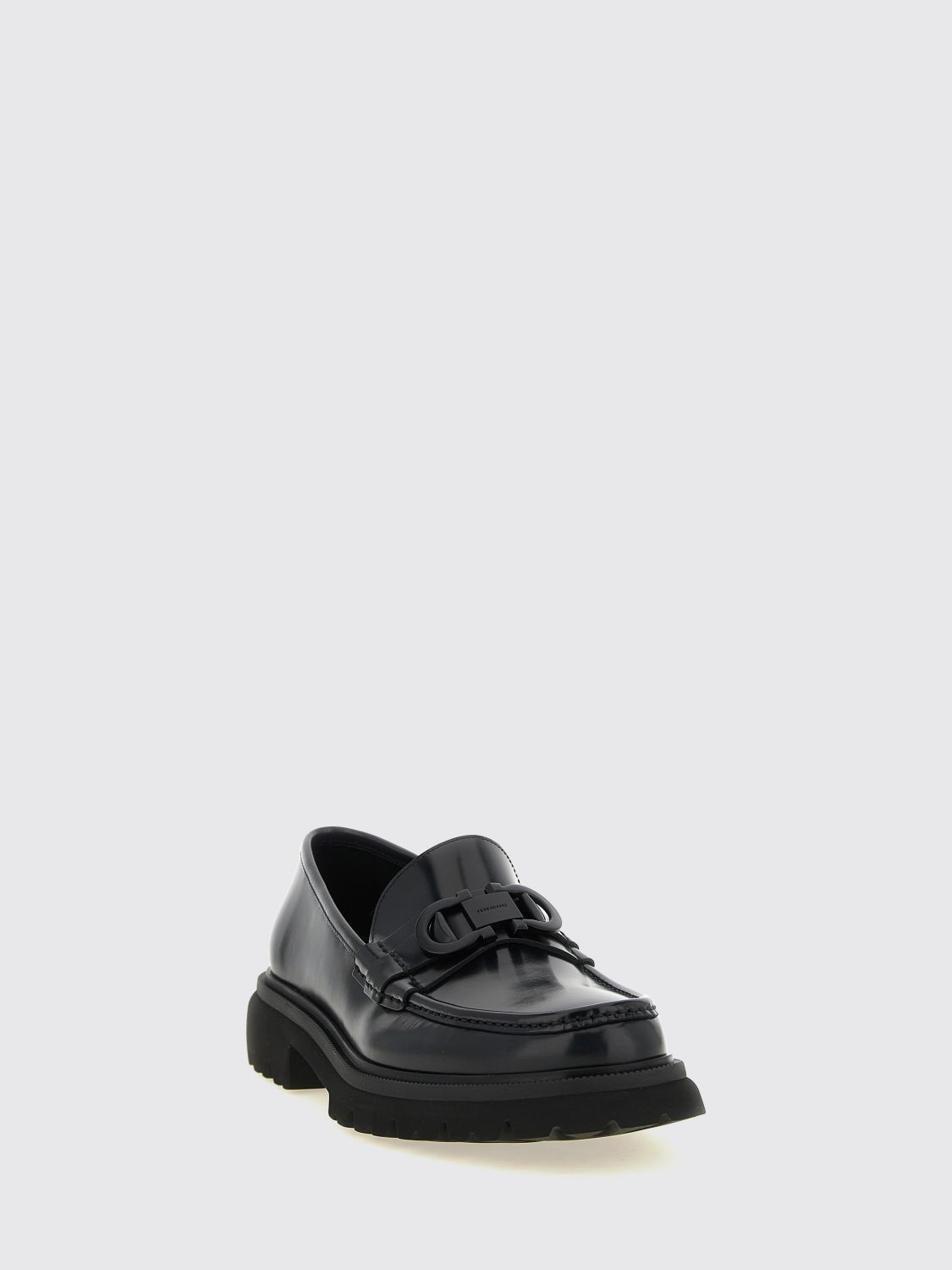 FERRAGAMO LOAFERS: Loafers men Ferragamo, Black - Img 2
