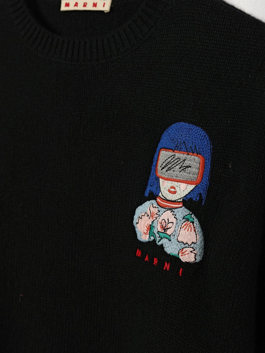 MARNI PULL: Pull enfant Marni, Noir - Img 3