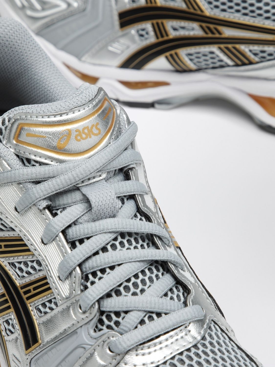 ASICS SNEAKERS: Gel-Kayano 14 Mesh and Synthetic Leather Sneakers Asics with GEL Technology, Grey - Img 3