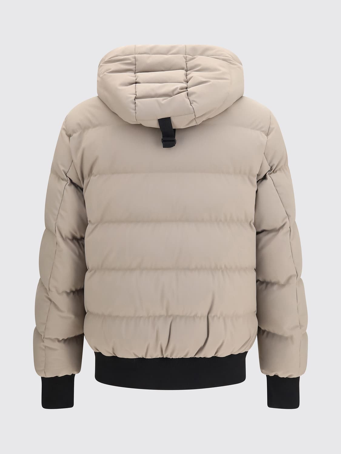 MOOSE KNUCKLES CHAQUETA: Chaqueta de plumas reversible con capucha Soho de Moose Knuckles en nailon reciclado, Gris - Img 3