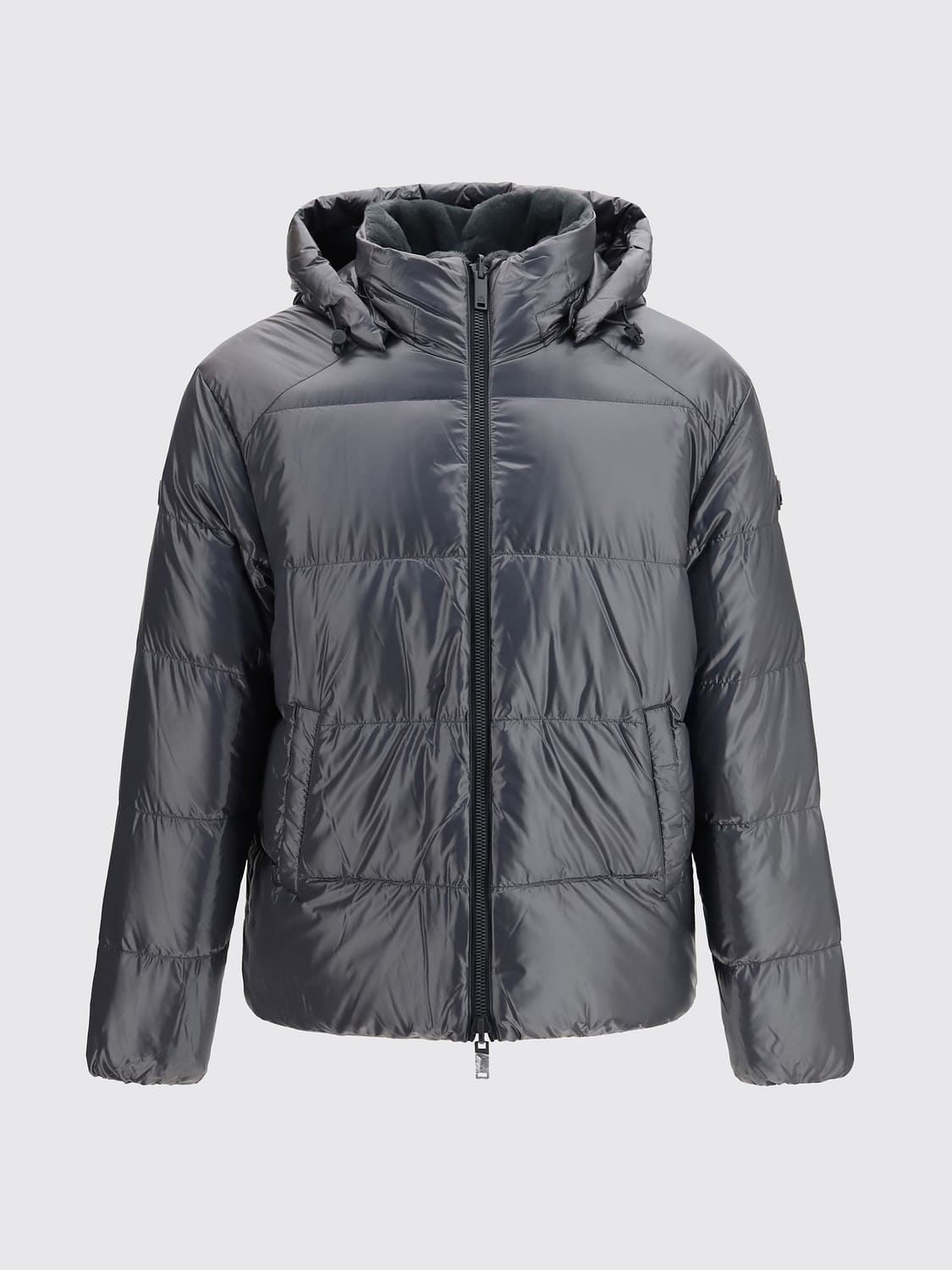 MOOSE KNUCKLES КУРТКА: Двусторонний пуховик Kings Moose Knuckles со съемным капюшоном из искусственного меха, Темно-Серый - Img 2