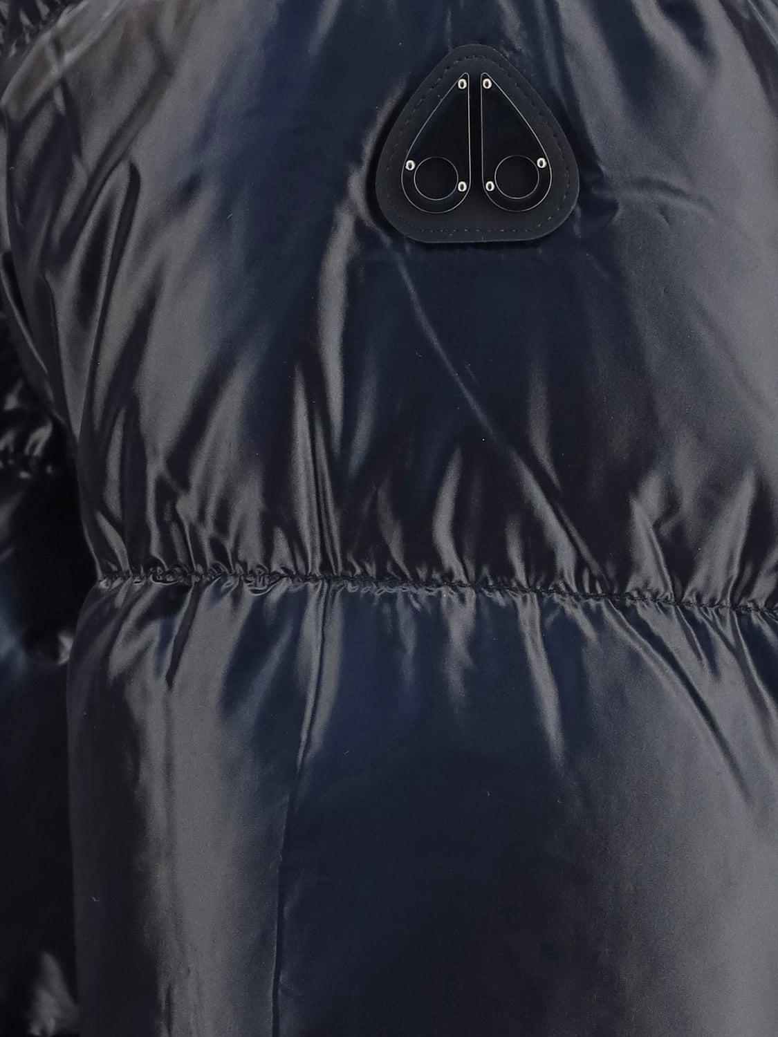 MOOSE KNUCKLES JACKET: Moose Knuckles Short Water-Repellent Nylon Down Jacket with Turtleneck Collar, Black - Img 4