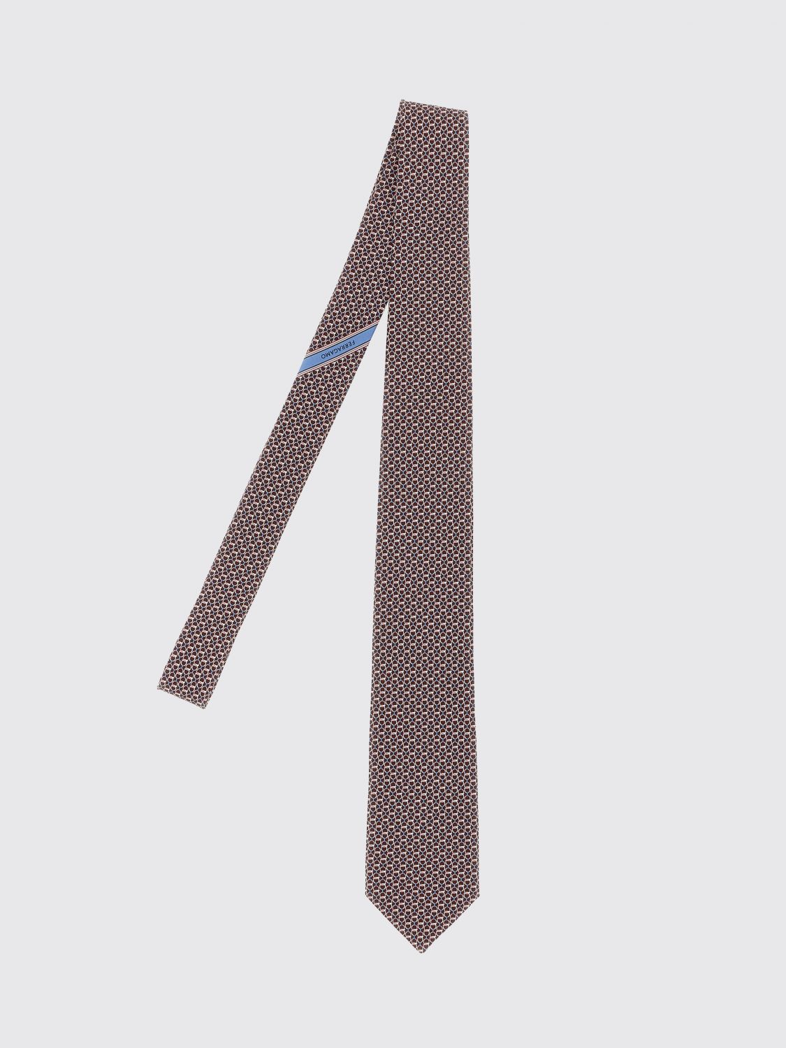 FERRAGAMO TIE: Tie men Ferragamo, Burgundy - Img 1