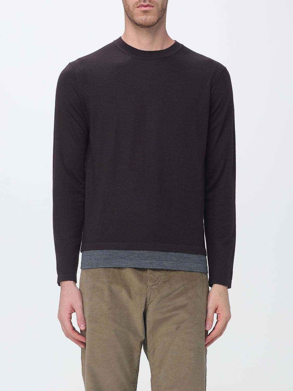 PAOLO PECORA SWEATER: Sweater men Paolo Pecora, Black - Img 1