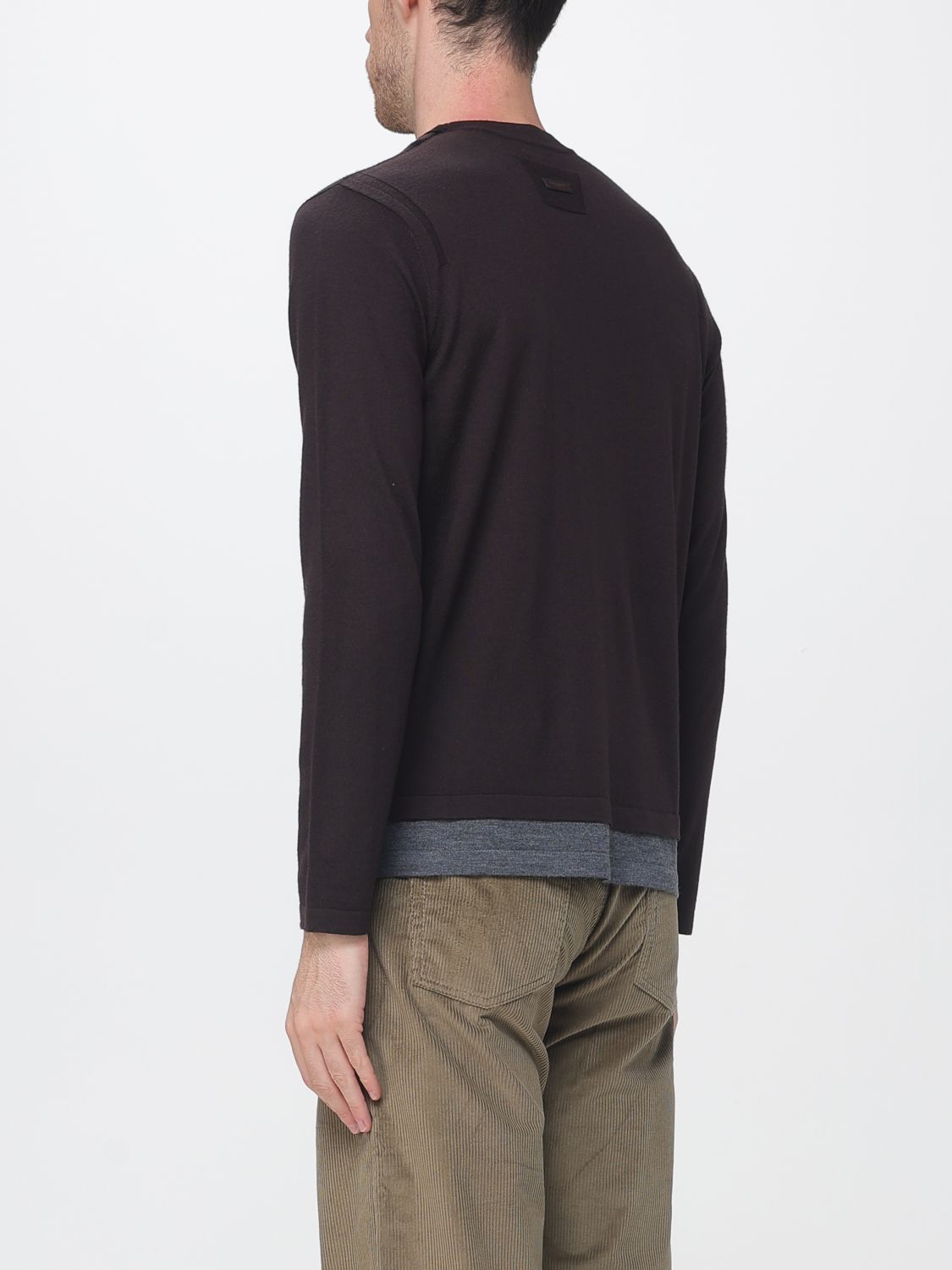 PAOLO PECORA SWEATER: Sweater men Paolo Pecora, Black - Img 2