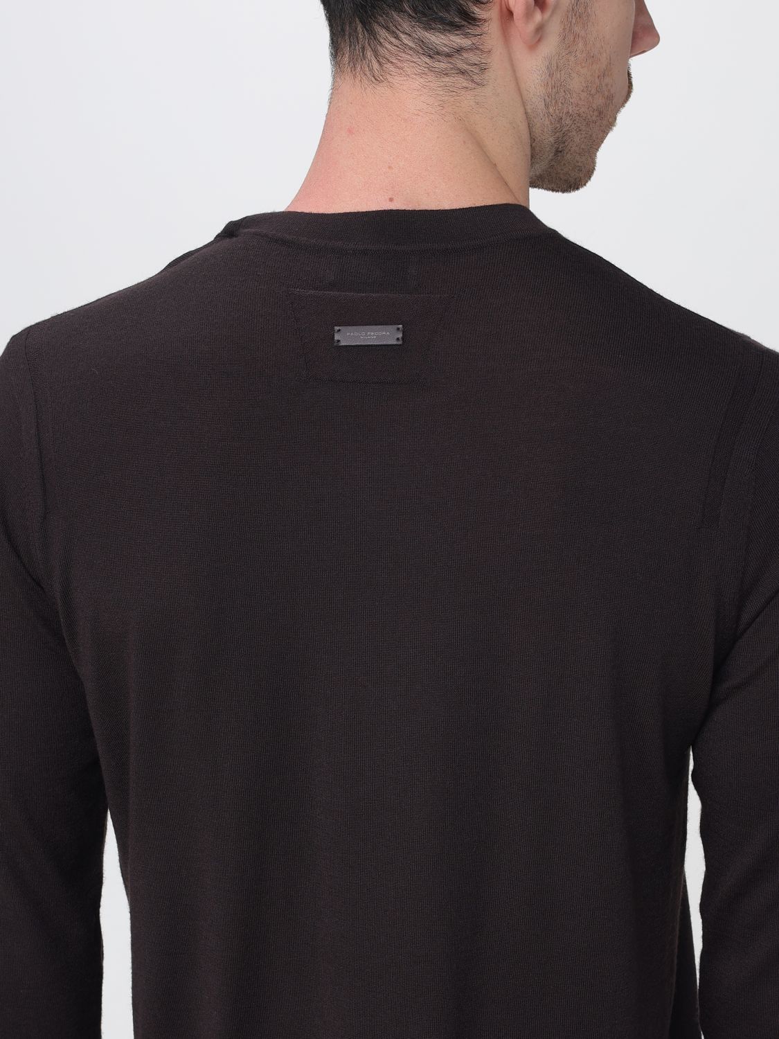 PAOLO PECORA SWEATER: Sweater men Paolo Pecora, Black - Img 3