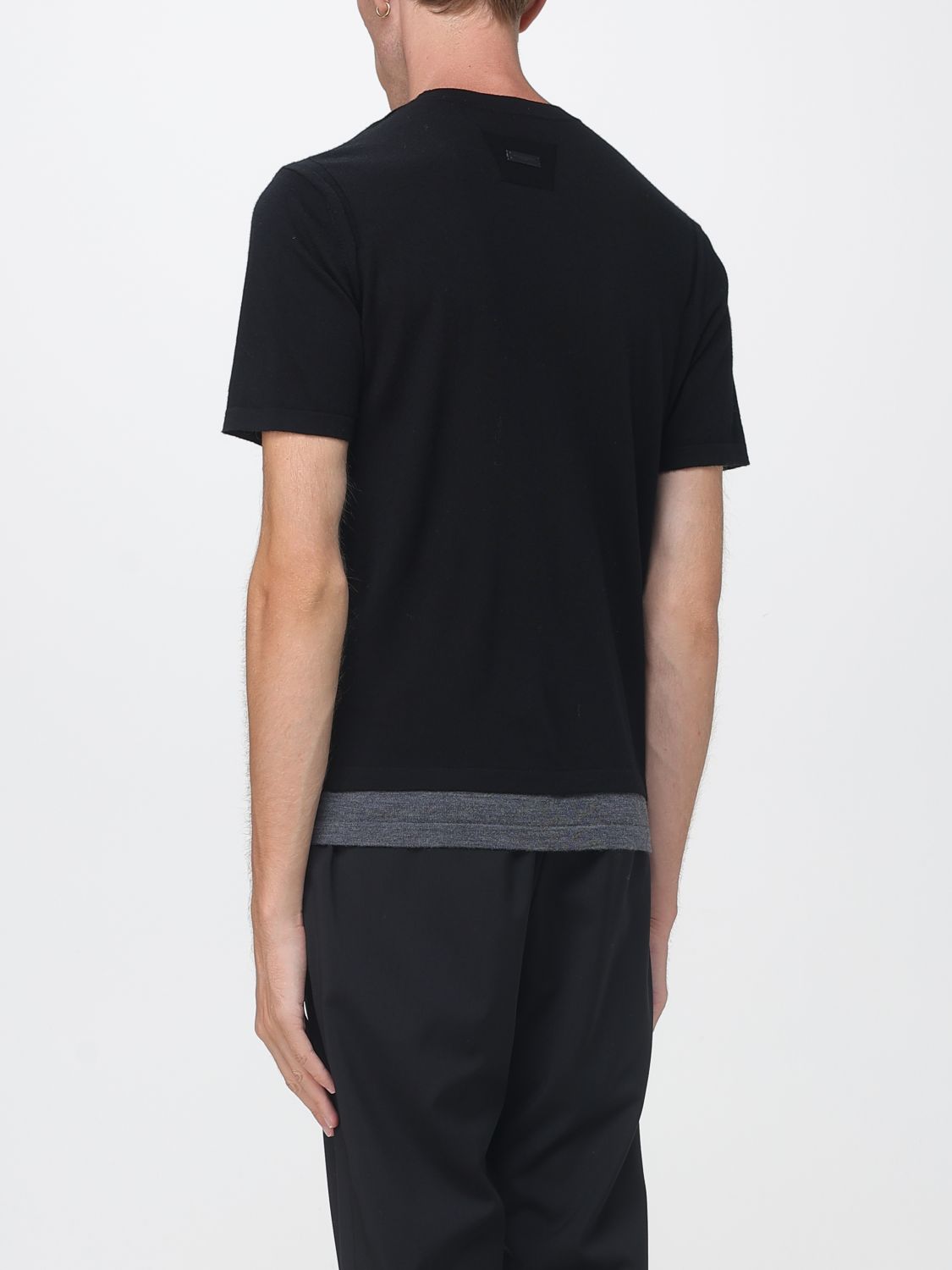 PAOLO PECORA SWEATER: Sweater men Paolo Pecora, Black 1 - Img 2