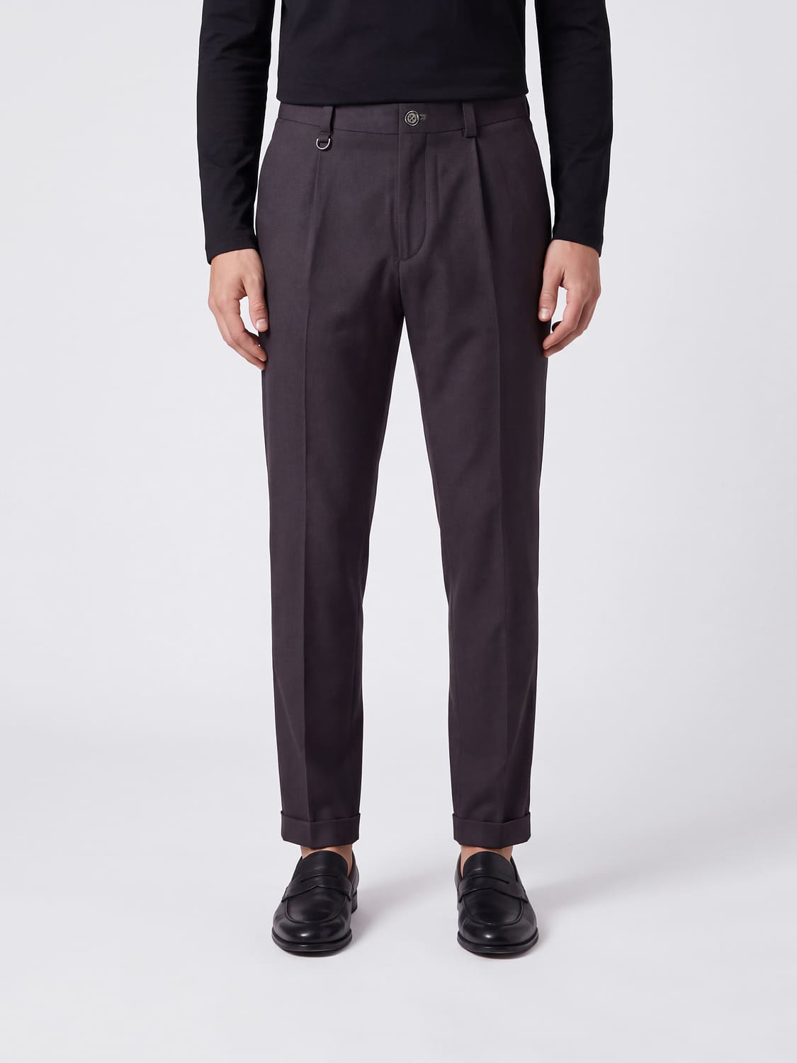 PAOLO PECORA PANTS: Pants men Paolo Pecora, Black - Img 1