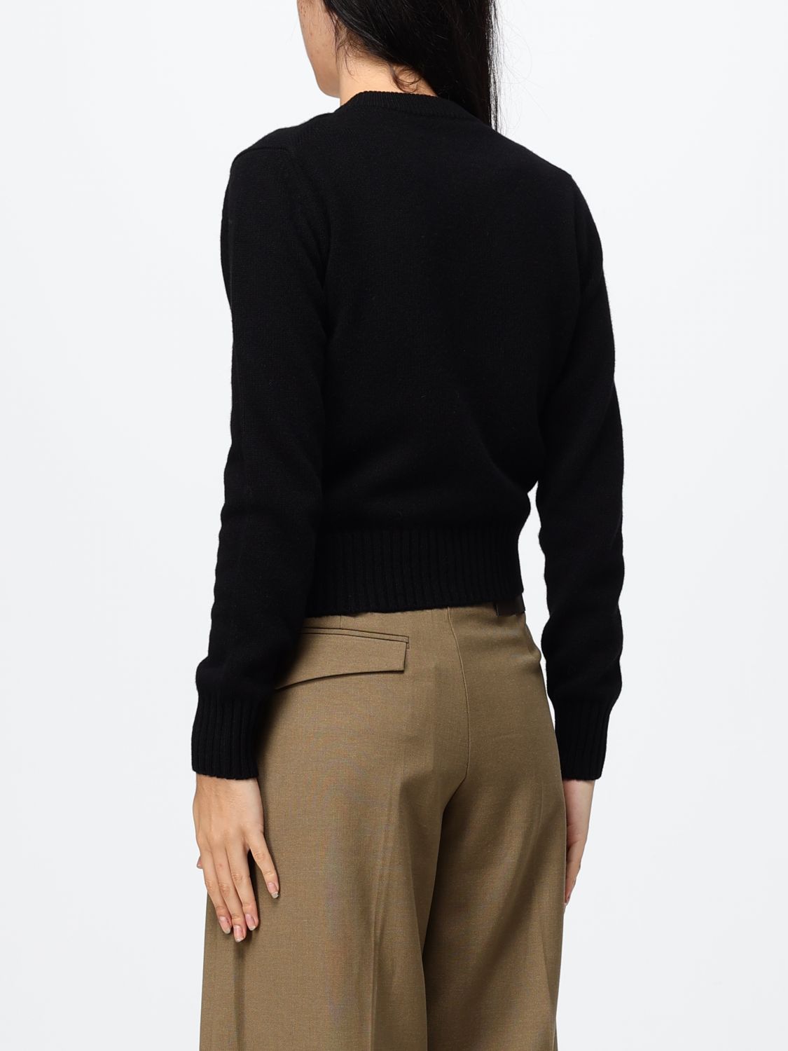 AMI PARIS JERSEY: Jersey mujer Ami Paris, Negro - Img 3