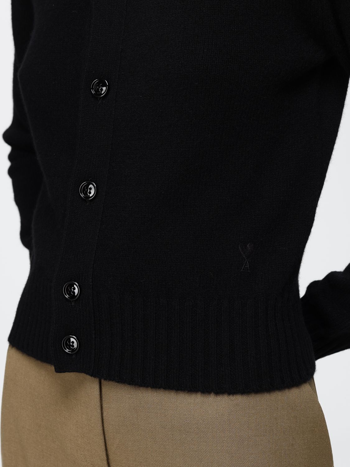 AMI PARIS JERSEY: Jersey mujer Ami Paris, Negro - Img 4