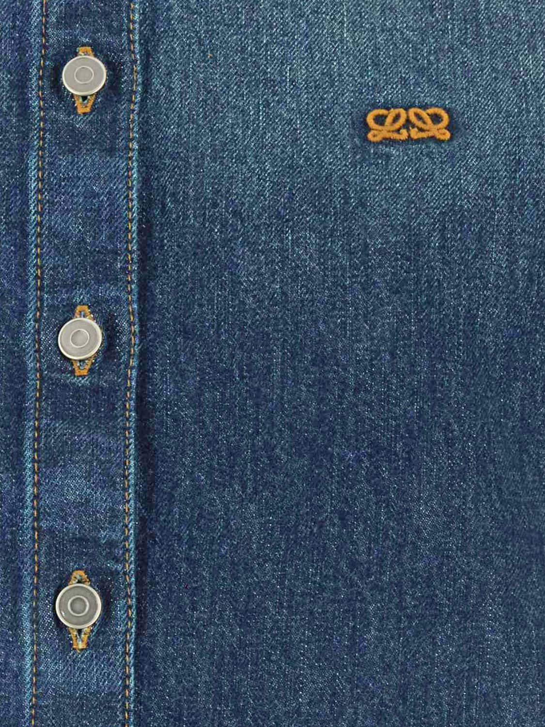 LOEWE CAMISA: Camisa mujer Loewe, Azul Marino - Img 4