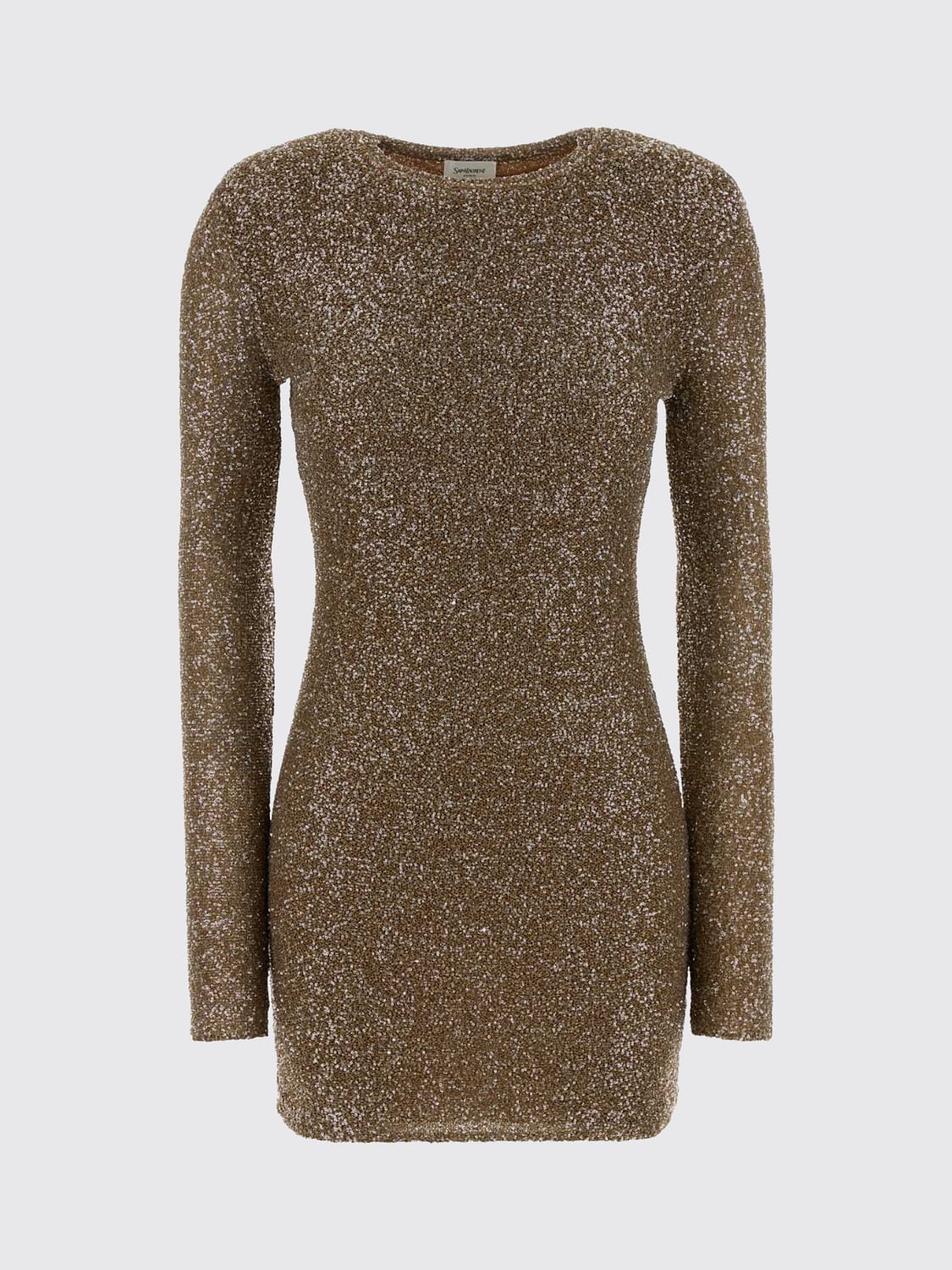 SAINT LAURENT KLEID: Kleid damen Saint Laurent, Braun - Img 2