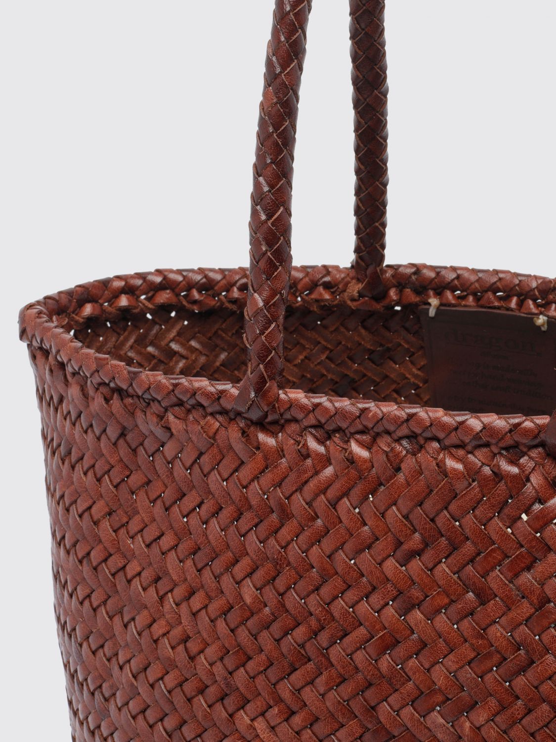 DRAGON DIFFUSION BORSA A MANO: Borsa a mano donna Dragon Diffusion, Marrone - Img 4