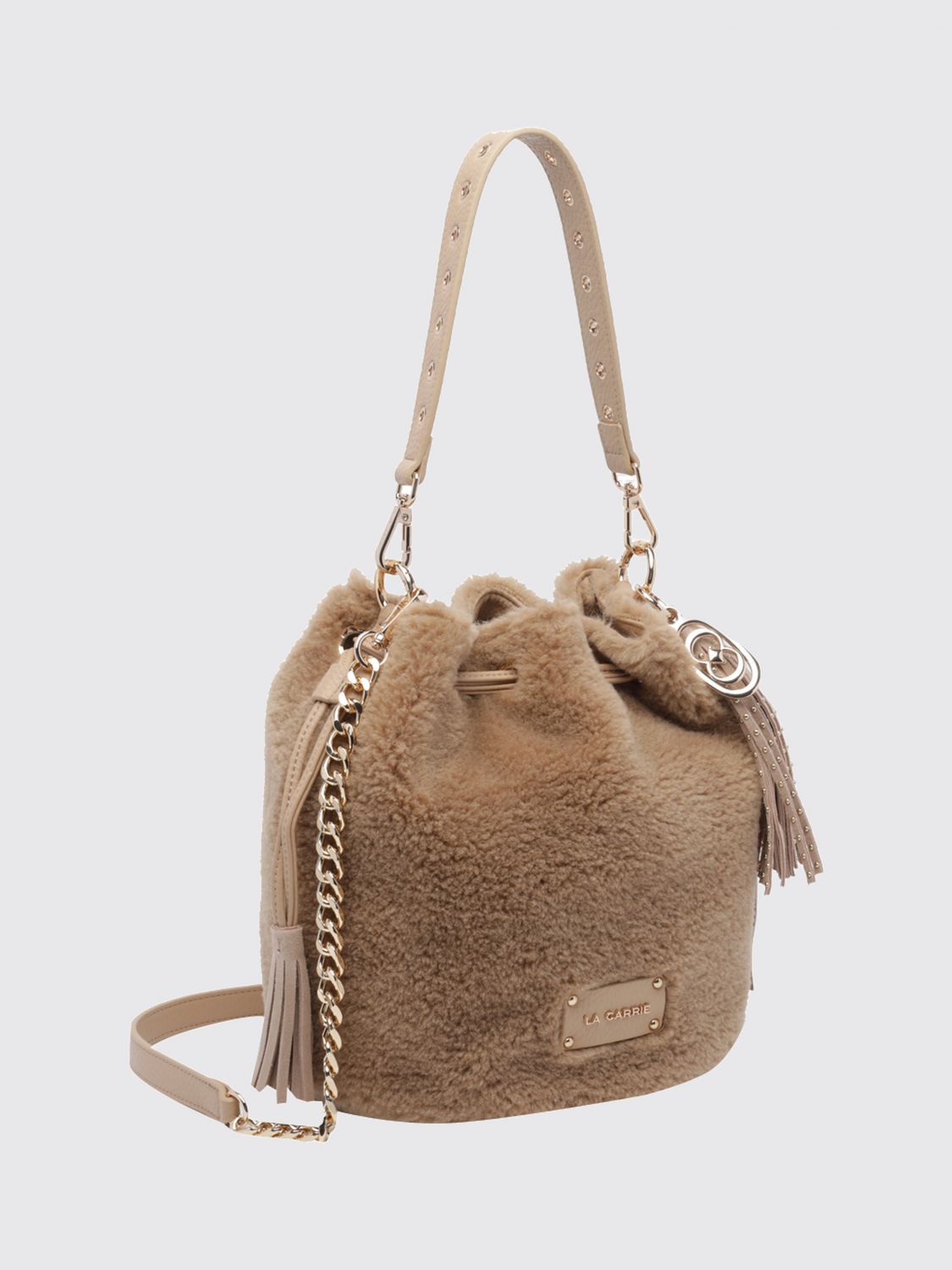 LA CARRIE BORSA A MANO: Borsa a mano donna La Carrie, Beige - Img 3