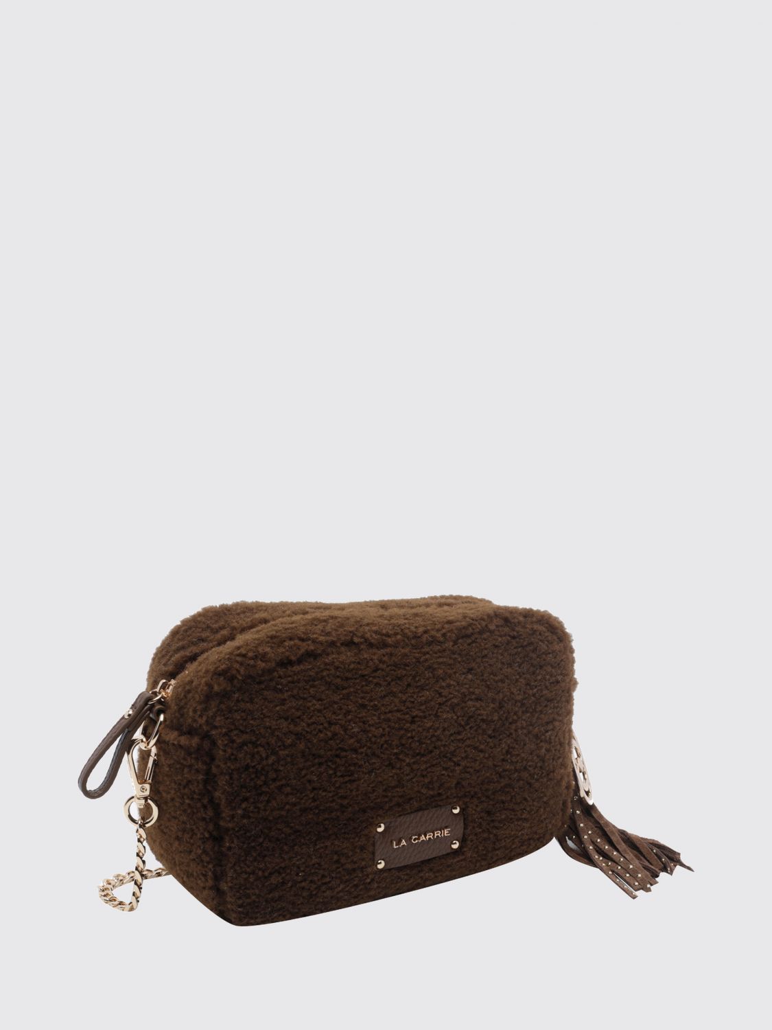 LA CARRIE BORSA A SPALLA: Borsa a spalla donna La Carrie, Marrone - Img 3