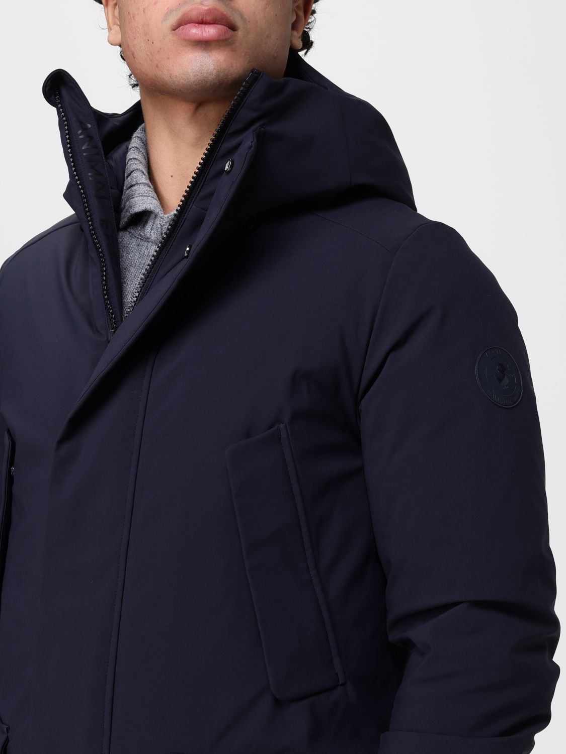 SAVE THE DUCK JACKET: Jacket men Save The Duck, Navy - Img 4