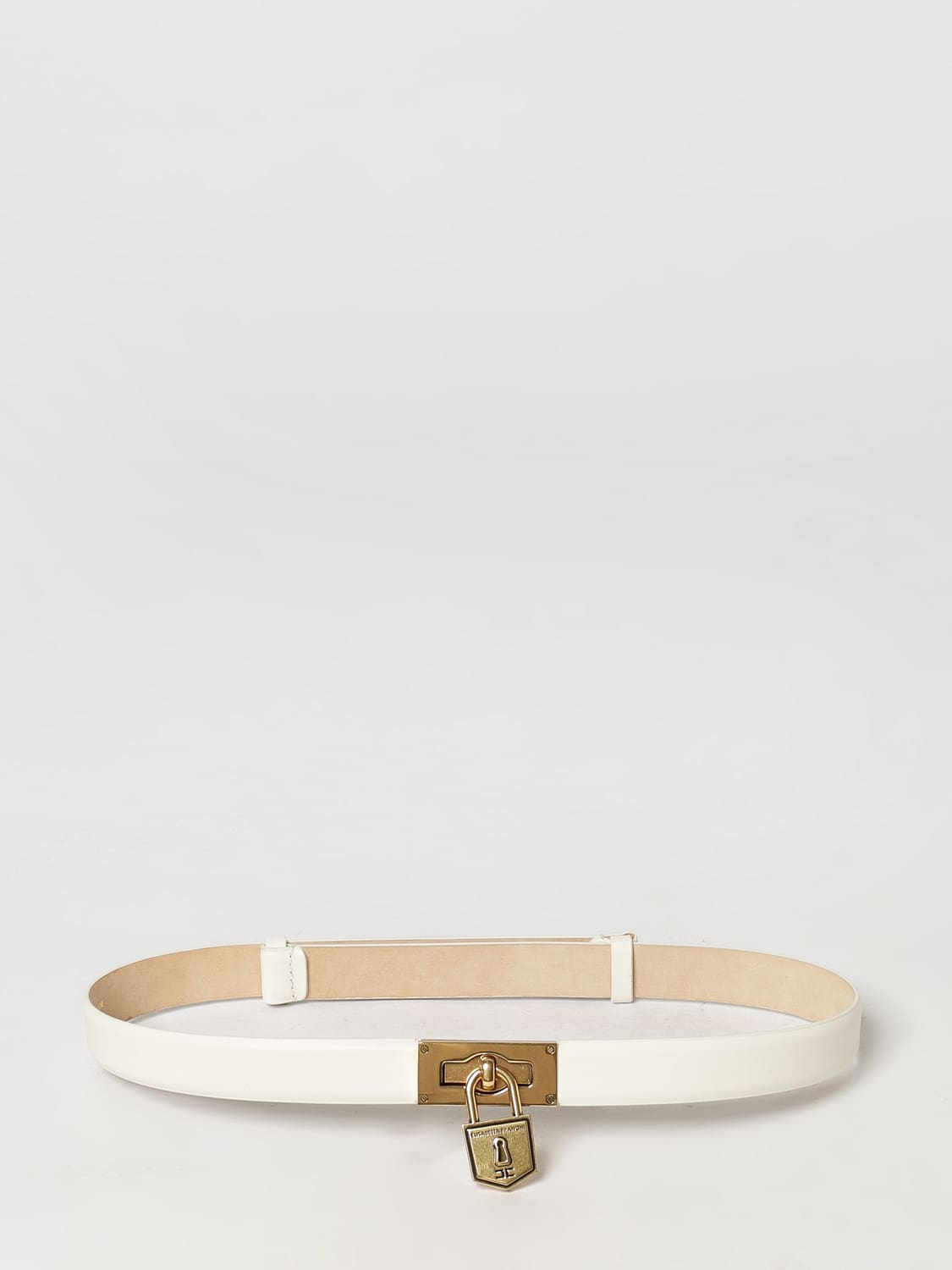 ELISABETTA FRANCHI CINTURA: Cintura donna Elisabetta Franchi, Panna - Img 1