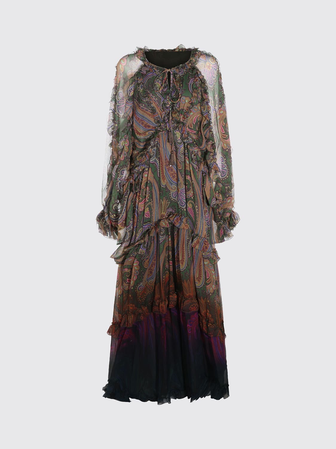 ETRO VESTIDO: Vestido mujer Etro, Verde - Img 2