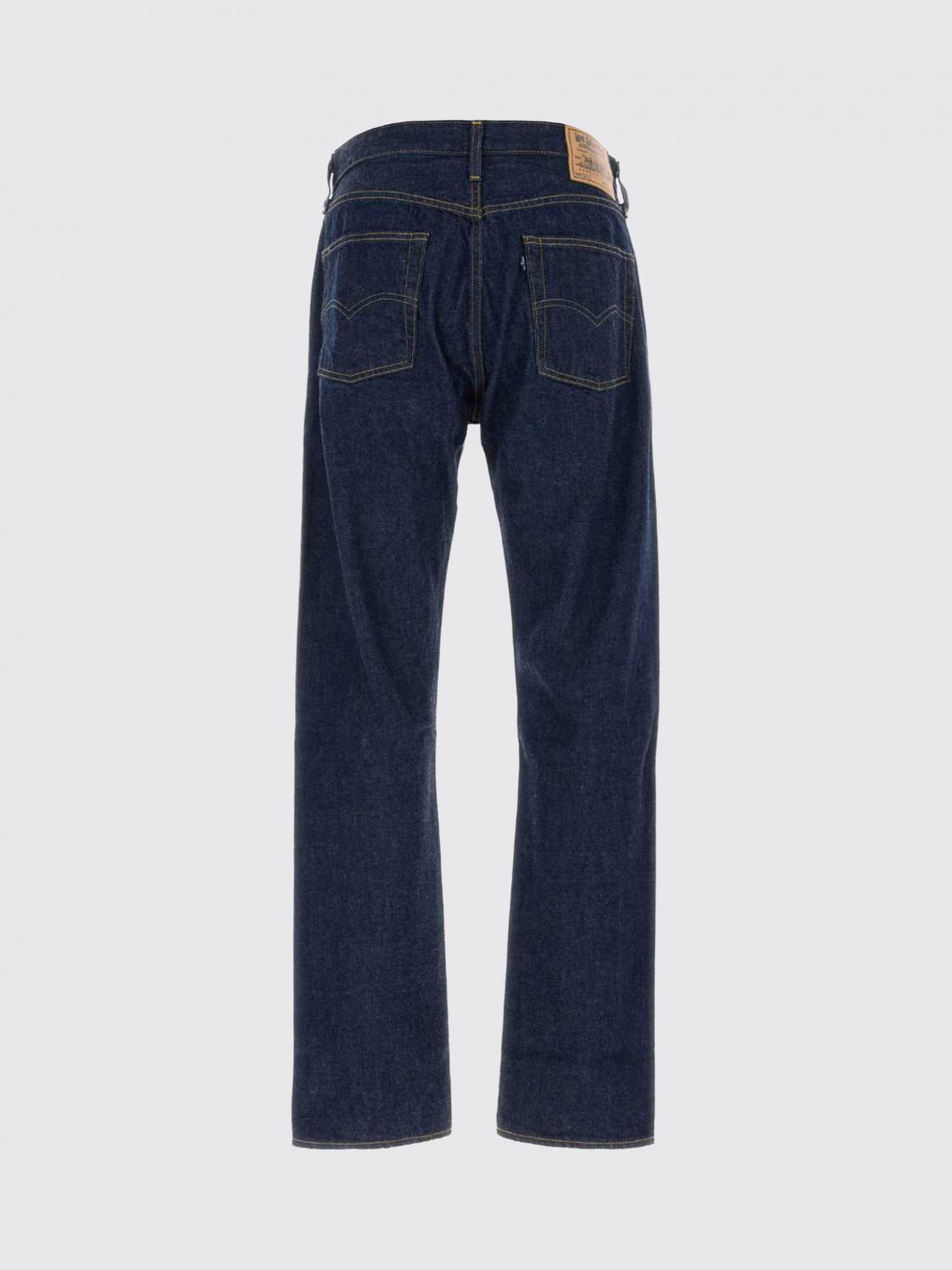 LEVI'S JEANS: Vaqueros rectos Blue Tab™ Levi's de 5 bolsillos y talle medio en denim de algodón, Denim - Img 3