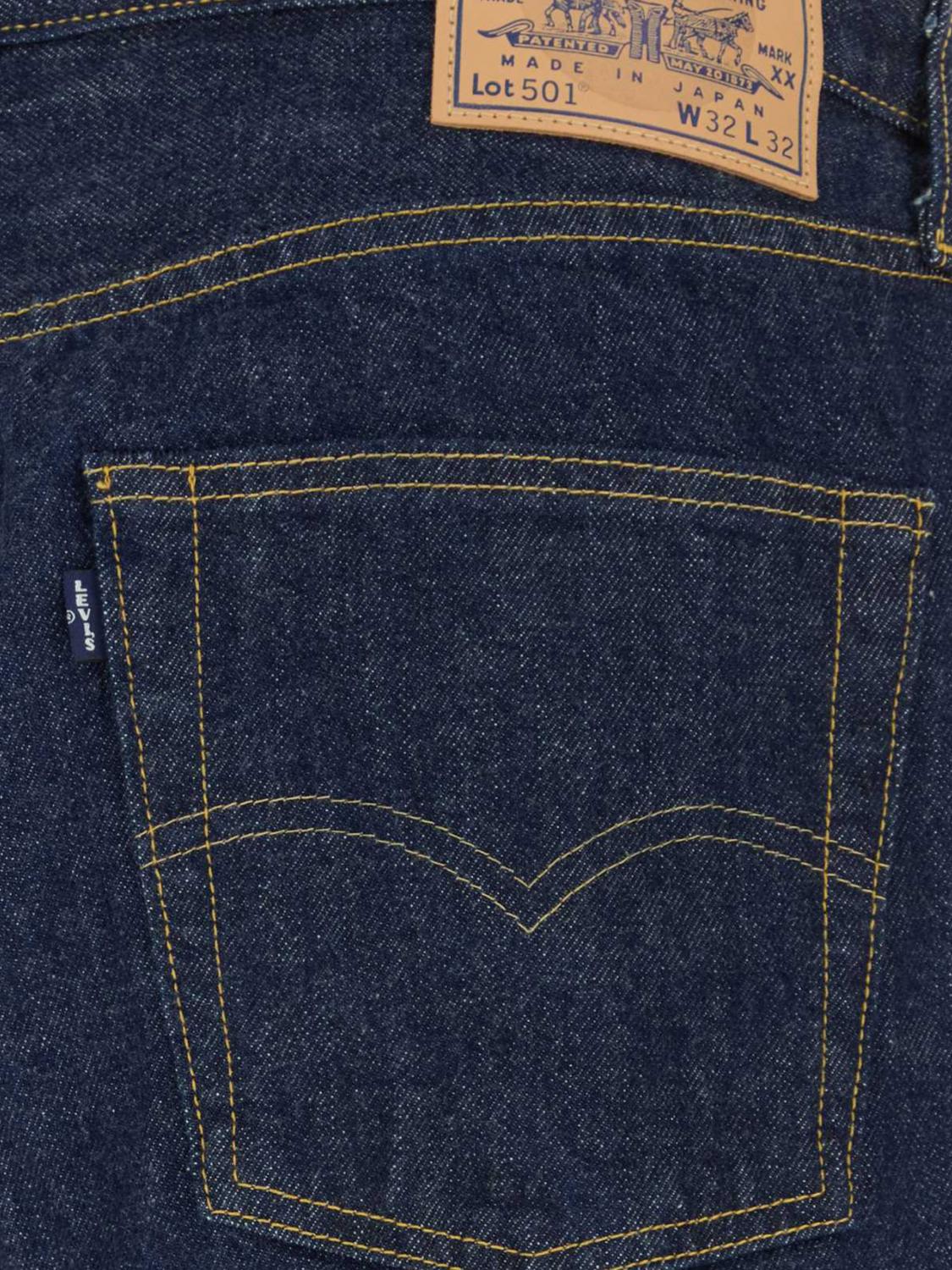 LEVI'S JEANS: Vaqueros rectos Blue Tab™ Levi's de 5 bolsillos y talle medio en denim de algodón, Denim - Img 4