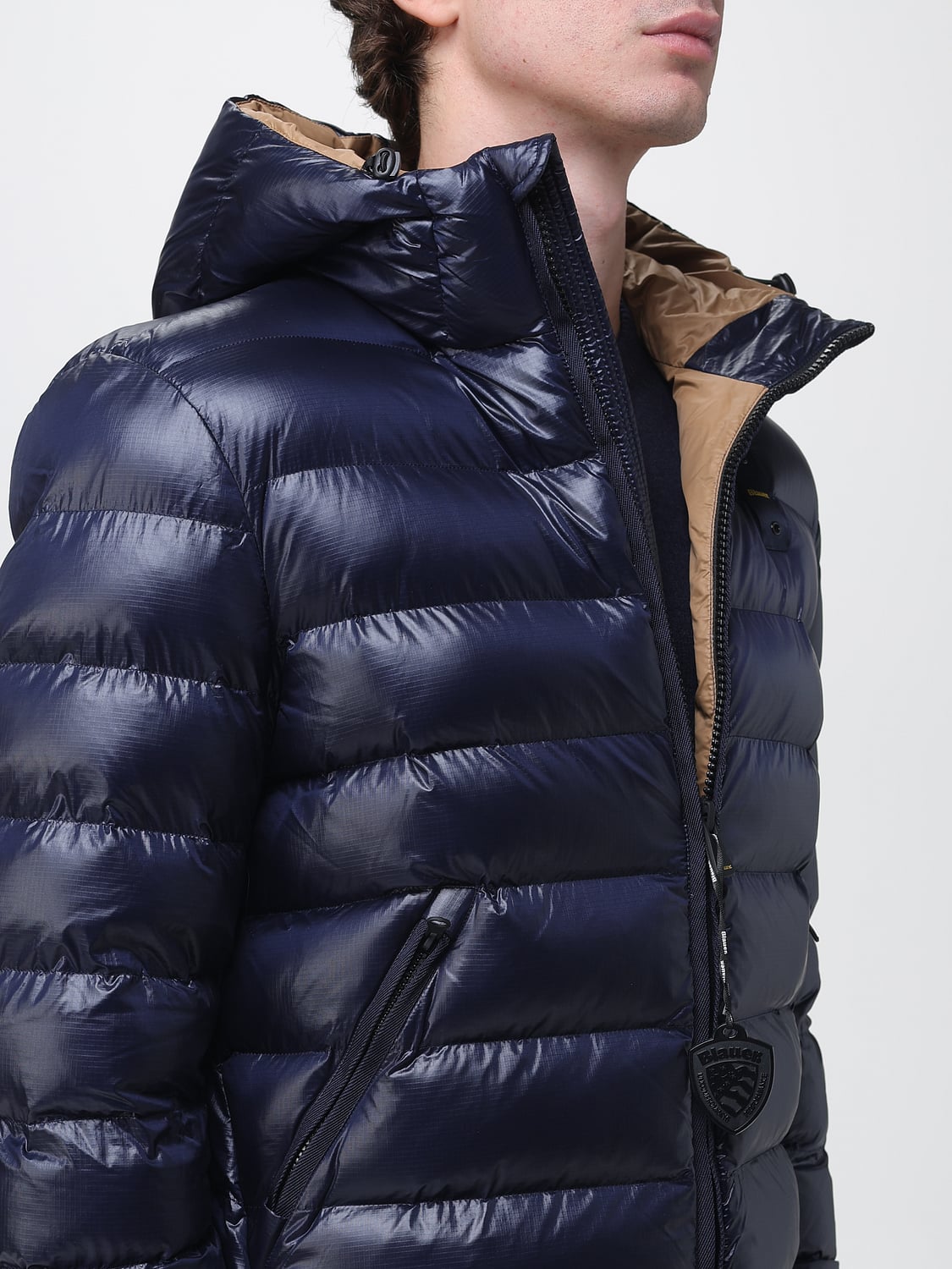 BLAUER GIACCA: Giacca uomo Blauer, Blue - Img 4