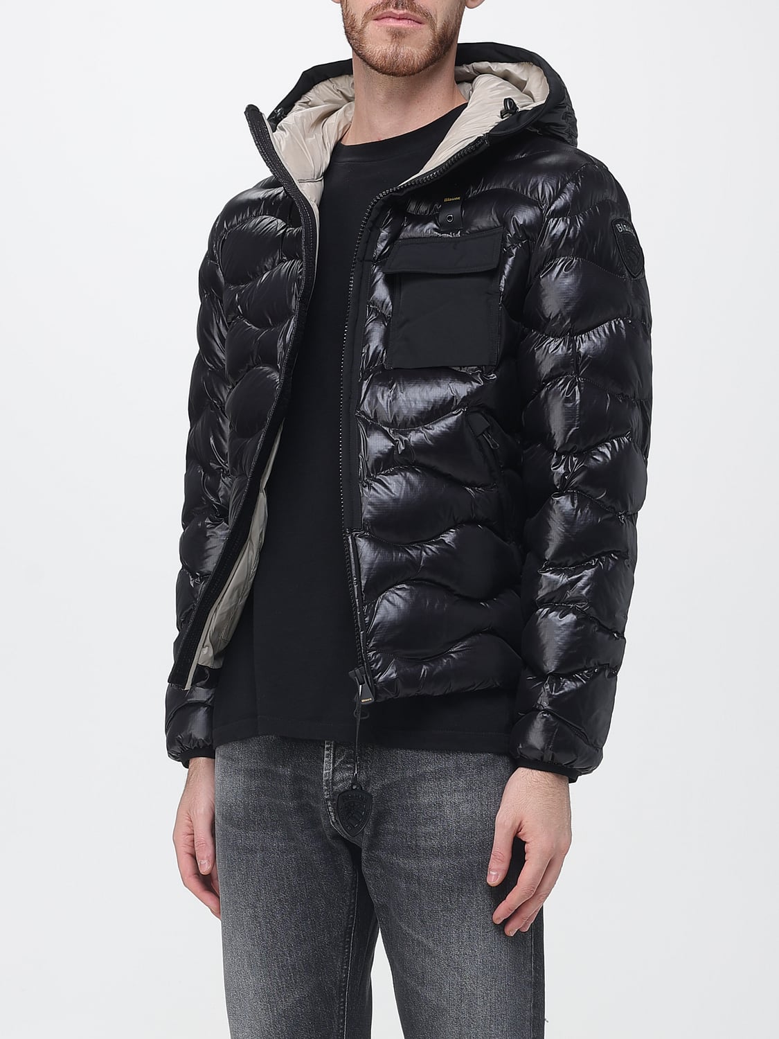 BLAUER GIACCA: Giacca uomo Blauer, Nero - Img 3