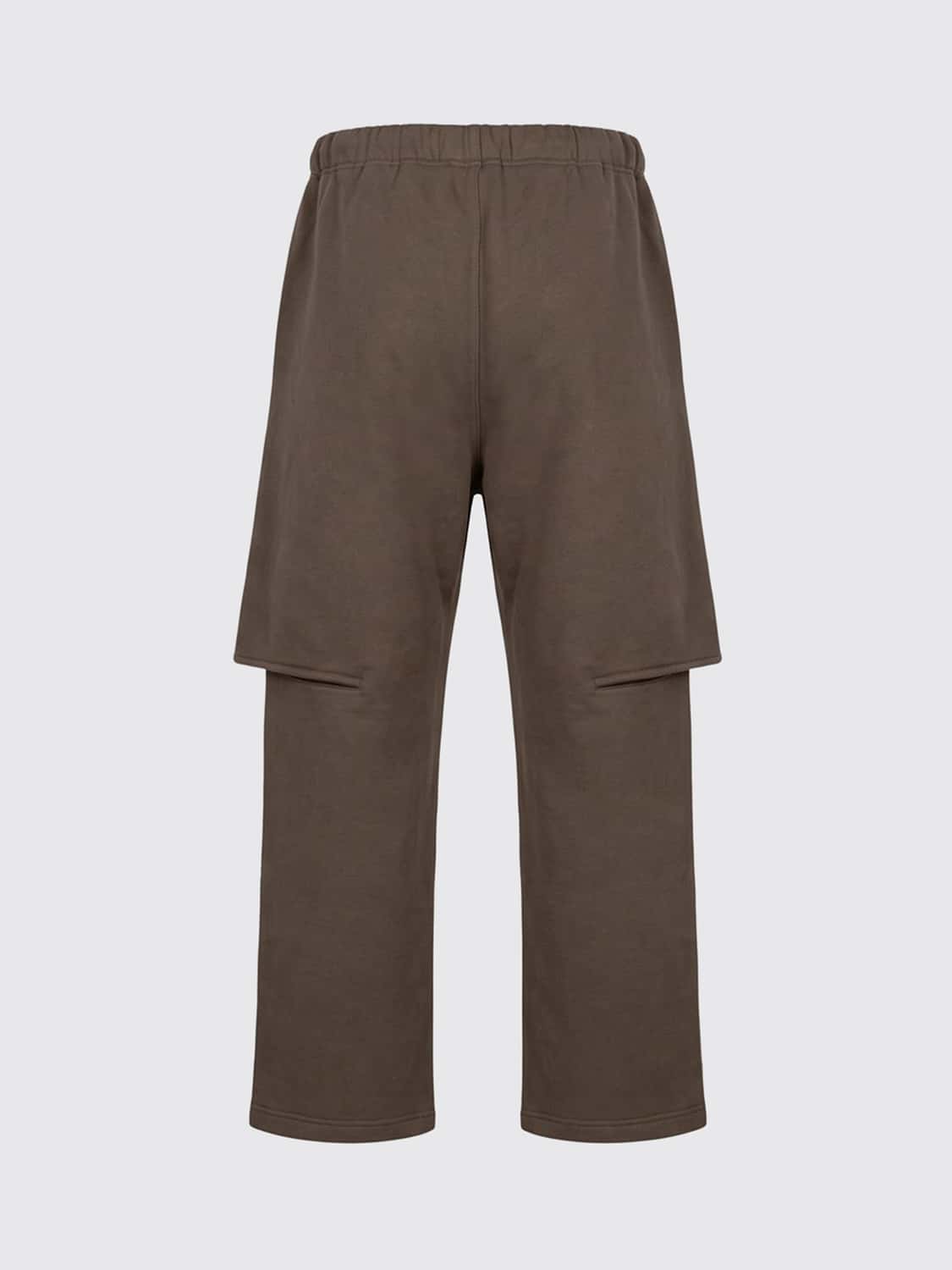 SACAI HOSE: Asymmetrische Sacai Baumwollhose mit geradem Bein und hoher Taille, Kaki - Img 2