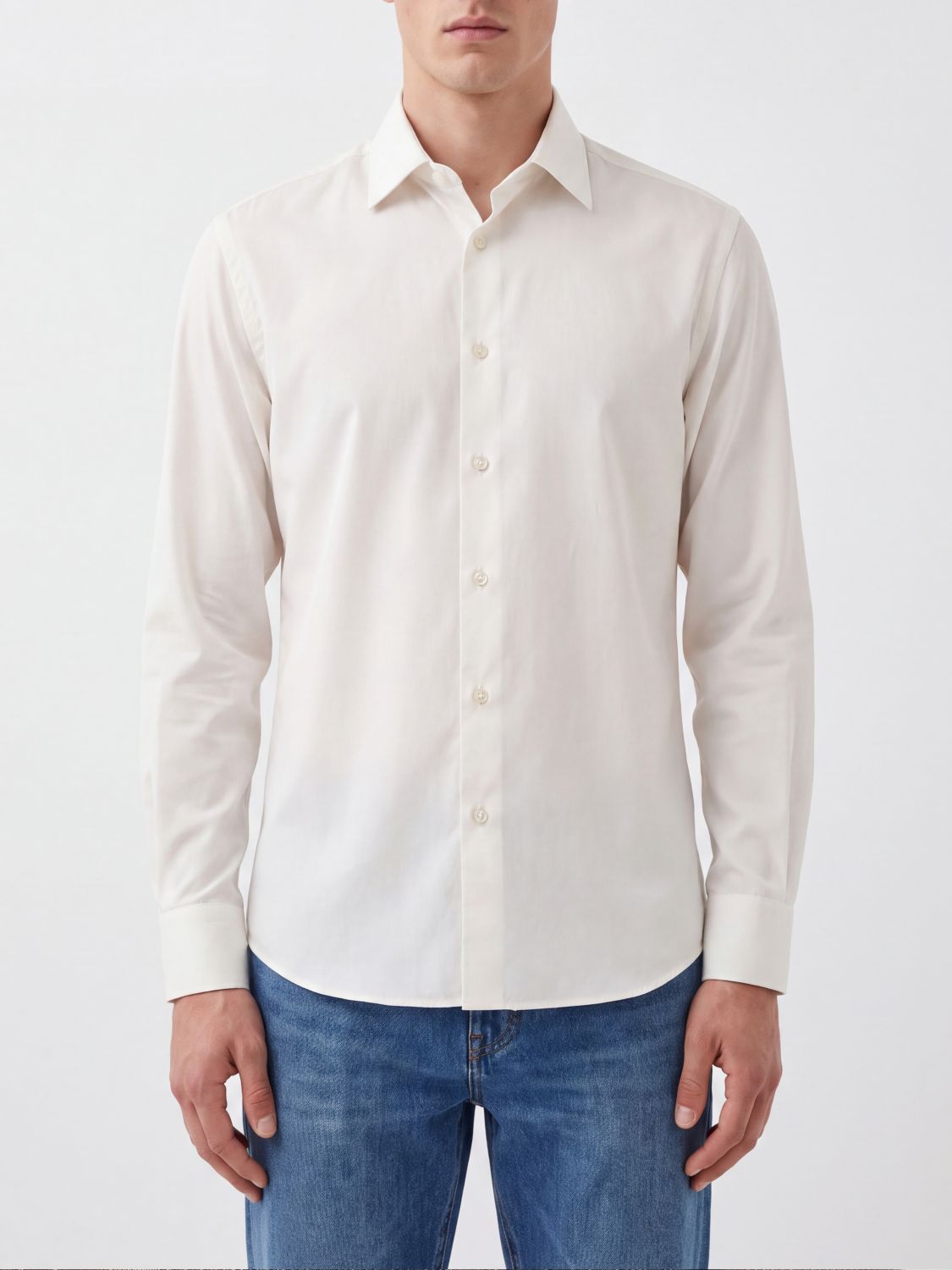 BRIONI CAMICIA: Camicia uomo Brioni, Bianco - Img 1