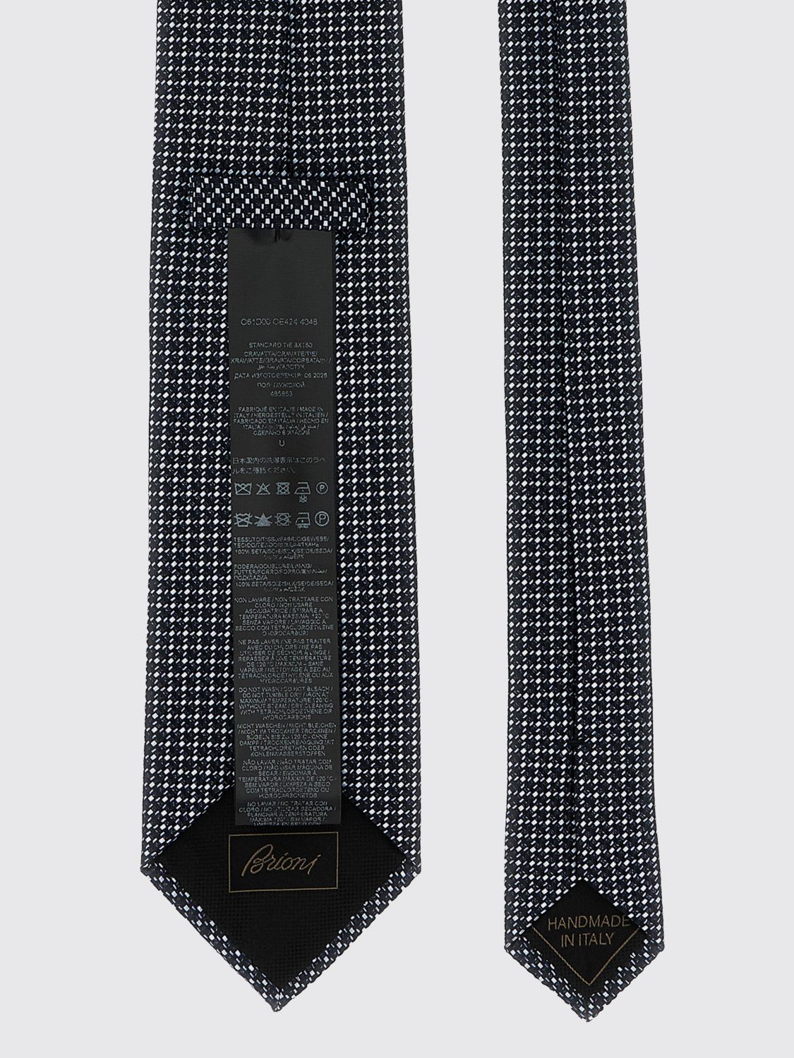 BRIONI TIE: Tie men Brioni, Blue - Img 2