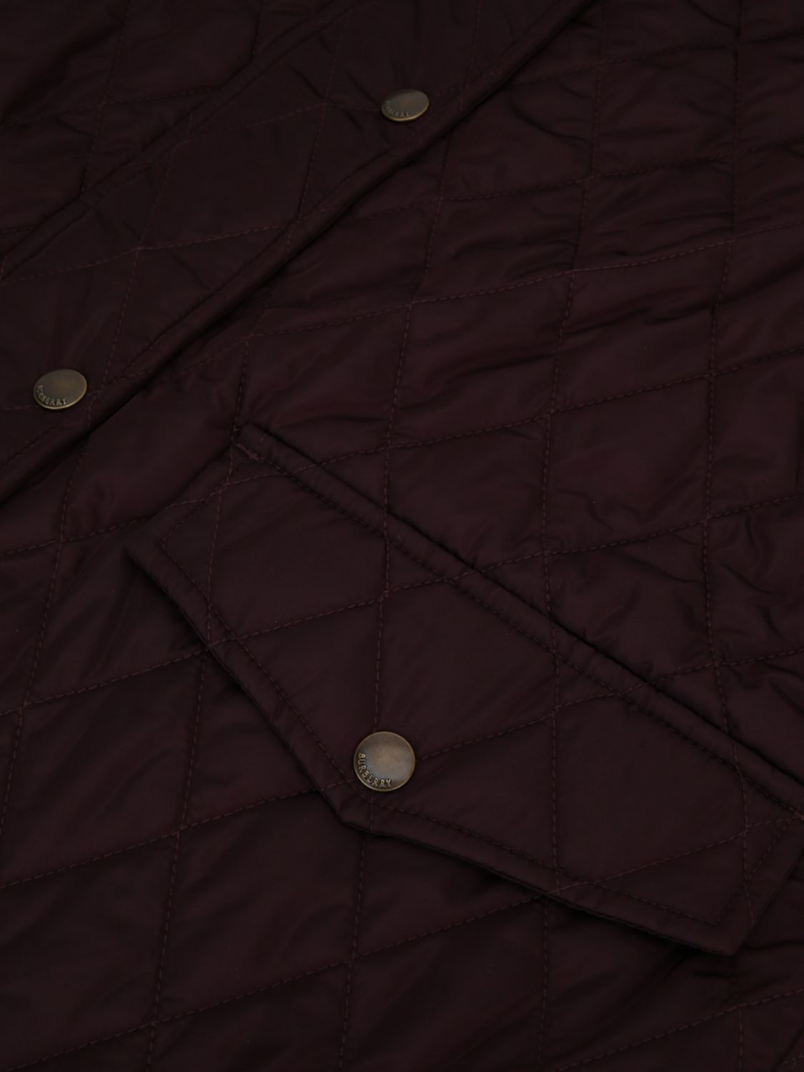 BURBERRY JACKET: Jacket kids Burberry, Wine - Img 3