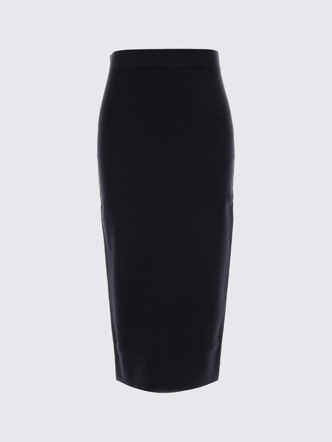 MAX MARA GONNA: Gonna midi a tubino Gamma Max Mara in crêpe a vita alta con vestibilità slim, Blue - Img 2