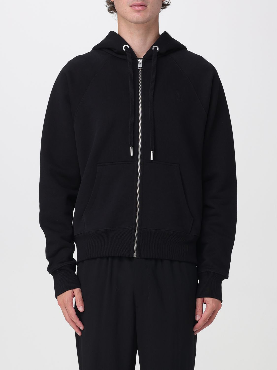 AMI PARIS SUDADERA: Sudadera hombre Ami Paris, Negro - Img 1