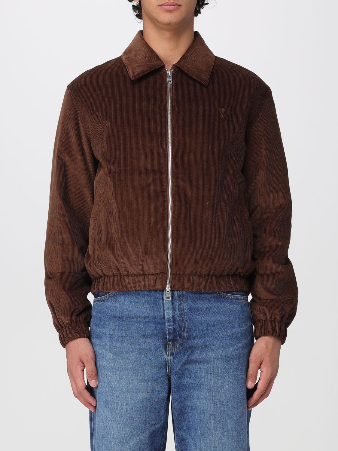 AMI PARIS JACKET: Jacket men Ami Paris, Brown - Img 1