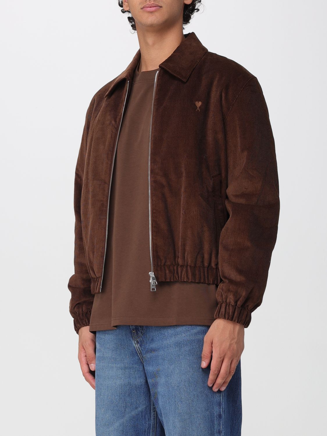 AMI PARIS JACKET: Jacket men Ami Paris, Brown - Img 4