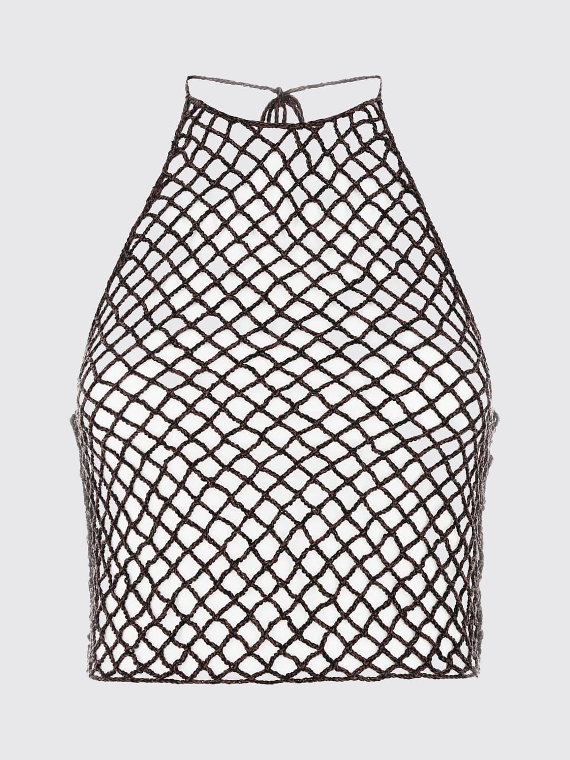 ALAÏA PULL: Pull femme AlaÏa, Marron - Img 1