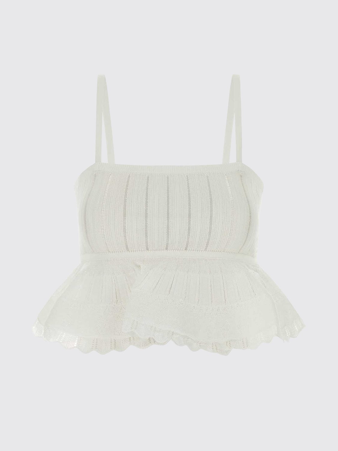 ALAÏA JERSEY: Jersey mujer AlaÏa, Blanco - Img 2