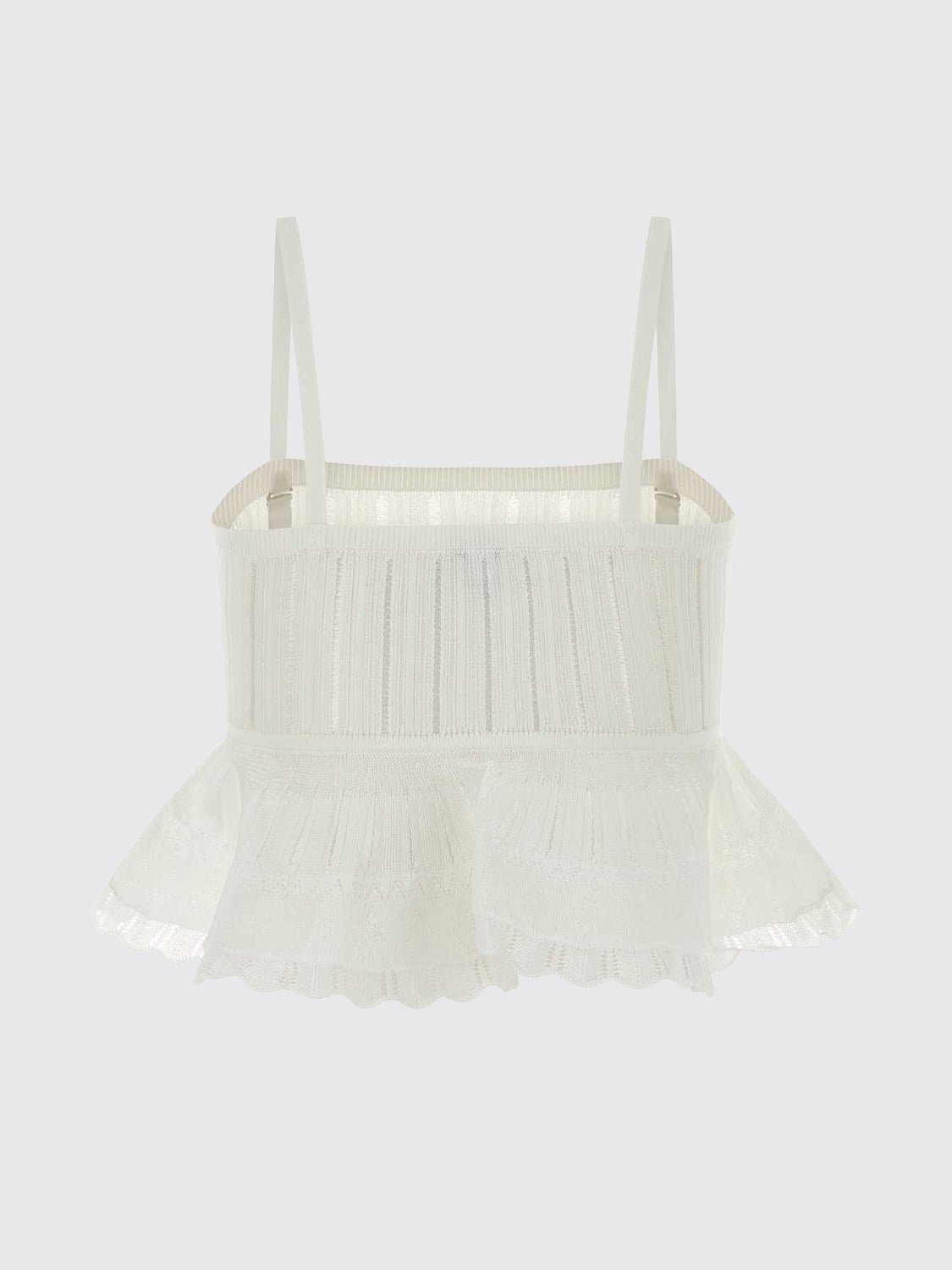 ALAÏA JERSEY: Jersey mujer AlaÏa, Blanco - Img 3