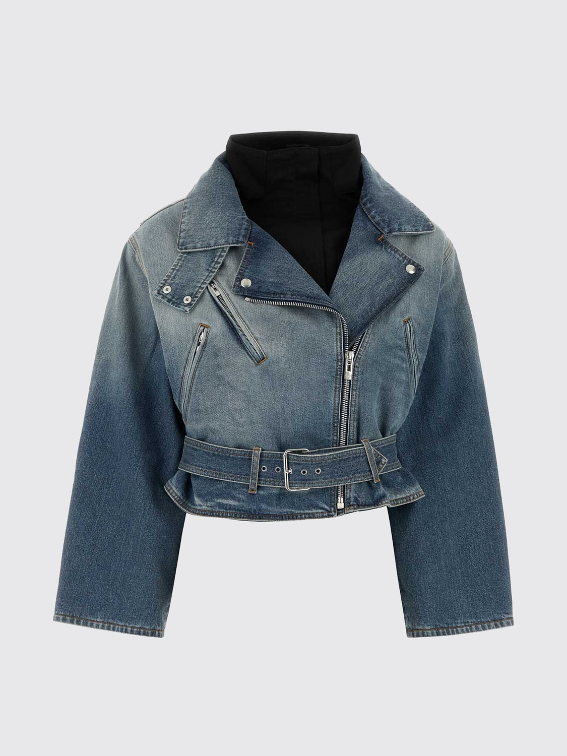 ALAÏA CHAQUETA: Chaqueta mujer AlaÏa, Azul Oscuro - Img 2