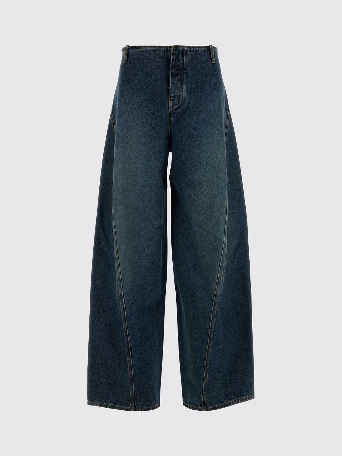 ALAÏA VAQUEROS: Vaqueros mujer AlaÏa, Azul Oscuro - Img 2